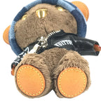 Louis Vuitton Bag Charm LV Bear Fur Black Keychain — view 4