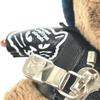 Louis Vuitton Bag Charm LV Bear Fur Black Keychain — view 8