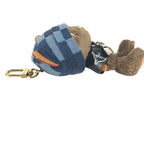 Louis Vuitton Bag Charm LV Bear Fur Black Keychain — view 3