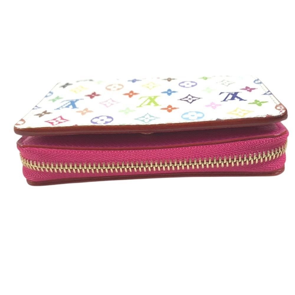 Louis Vuitton Bifold Wallet Portefeuille Lou Monogram Multicolor Canvas White — view 3