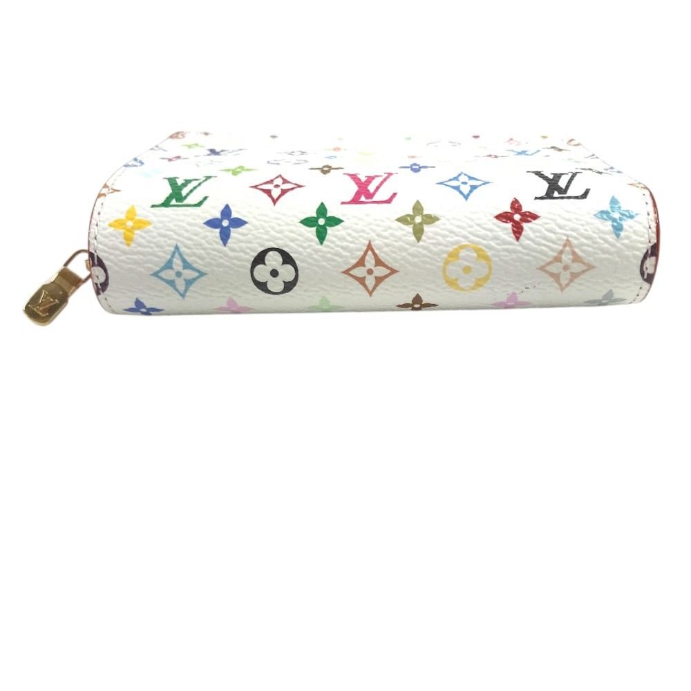Louis Vuitton Bifold Wallet Portefeuille Lou Monogram Multicolor Canvas White — view 5