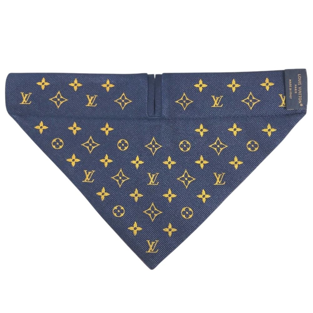 Louis Vuitton Collar Dog Bandana MM Cotton Pet Pet Accessory — view 2