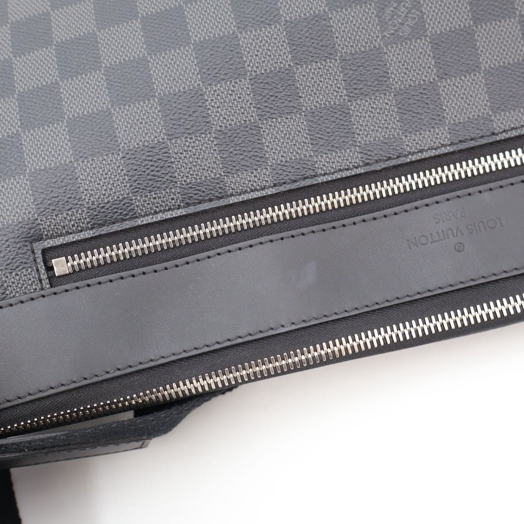 Louis Vuitton Damier Graphite Mick MM NM Shoulder Bag — view 8