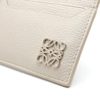 Loewe Card Case Beige Silver Anagram Logo — view 4