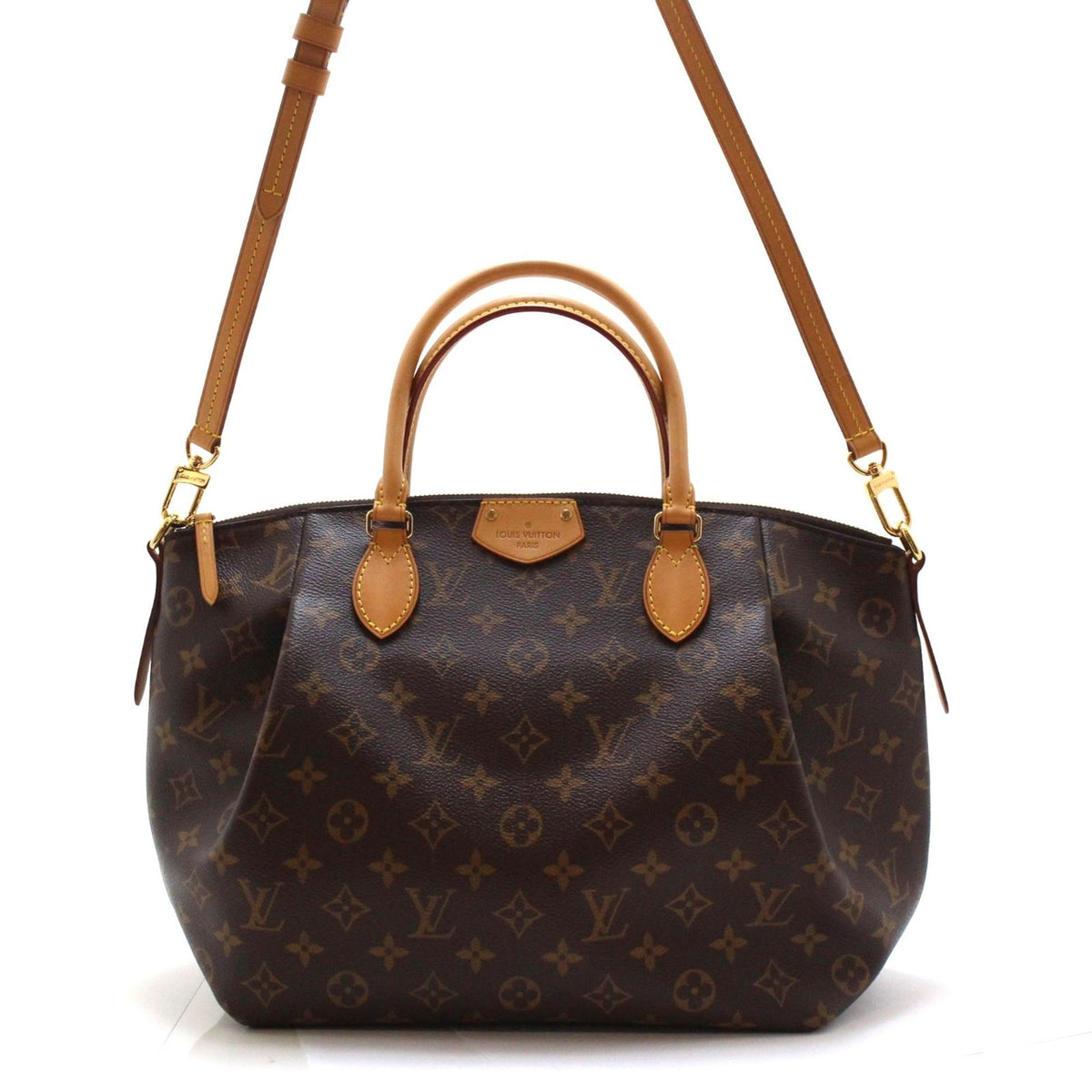 Louis Vuitton Turenne MM Monogram Handbag Canvas