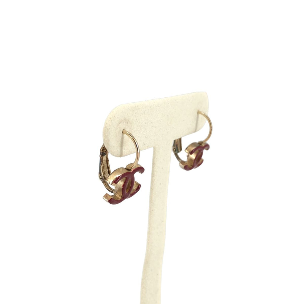 Chanel CC Logo Earrings — view 3