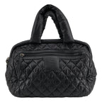 Chanel Coco Cocoon Boston Bag Black