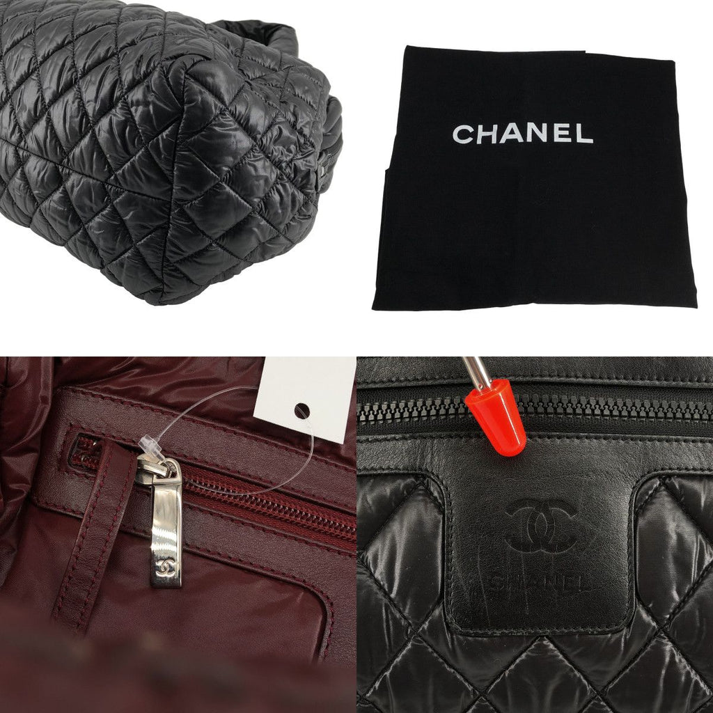 Chanel Coco Cocoon Boston Bag Black — view 7