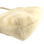 Loewe Flamenco Clutch Shearling Beige — view 8