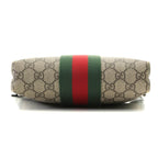 Gucci Sherry Line GG Supreme Shoulder Bag Beige Brown — view 3