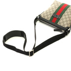 Gucci Sherry Line GG Supreme Shoulder Bag Beige Brown — view 4