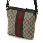 Gucci Sherry Line GG Supreme Shoulder Bag Beige Brown — view 2
