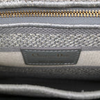 Dior Lady D-lite Medium Toile de Jouy 2-Way Handbag Blue Gray — view 4