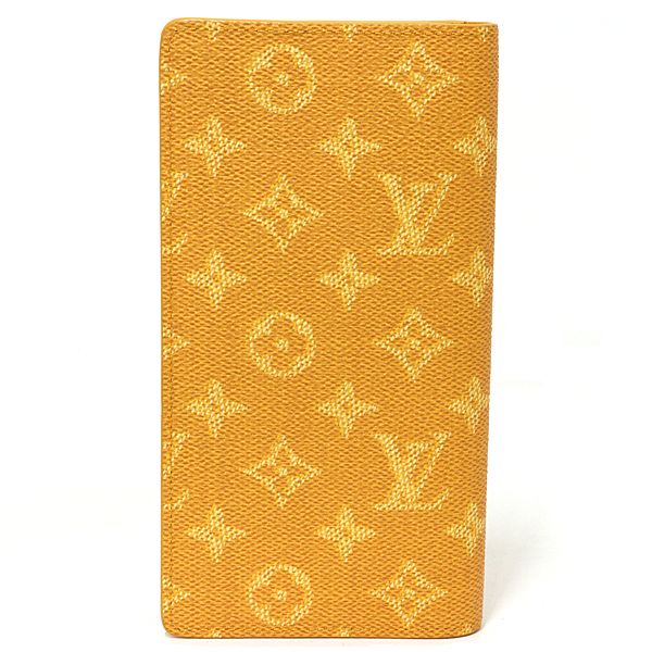 Louis Vuitton Portefeuille Brazza NM Wallet Monogram Heritage Canvas Yellow — view 3