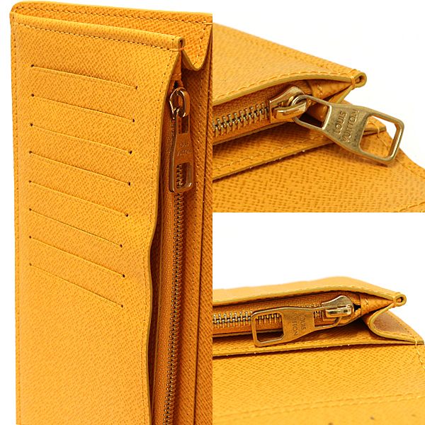 Louis Vuitton Portefeuille Brazza NM Wallet Monogram Heritage Canvas Yellow — view 5