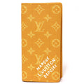 Louis Vuitton Portefeuille Brazza NM Wallet Monogram Heritage Canvas Yellow