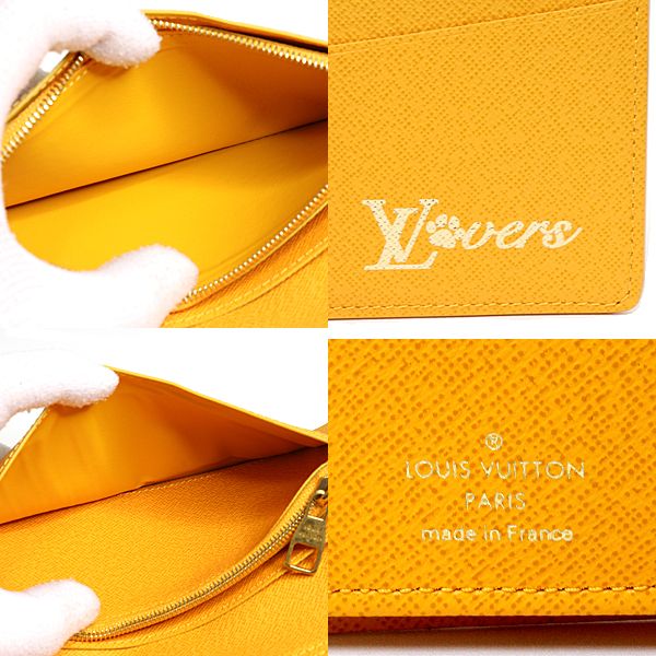 Louis Vuitton Portefeuille Brazza NM Wallet Monogram Heritage Canvas Yellow — view 6