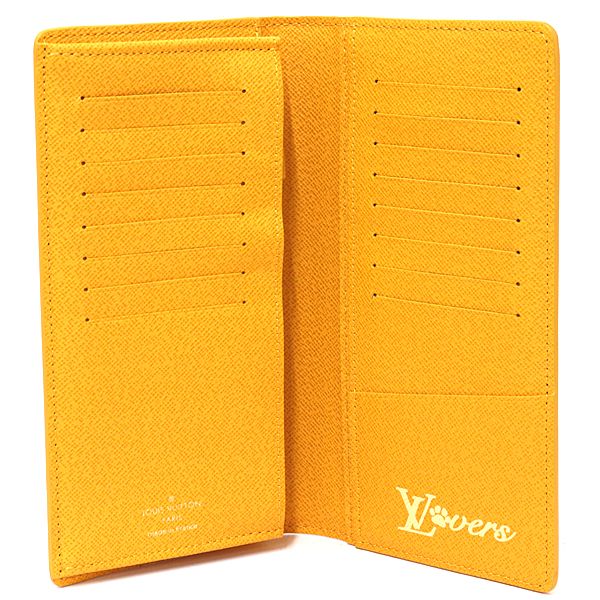 Louis Vuitton Portefeuille Brazza NM Wallet Monogram Heritage Canvas Yellow — view 4
