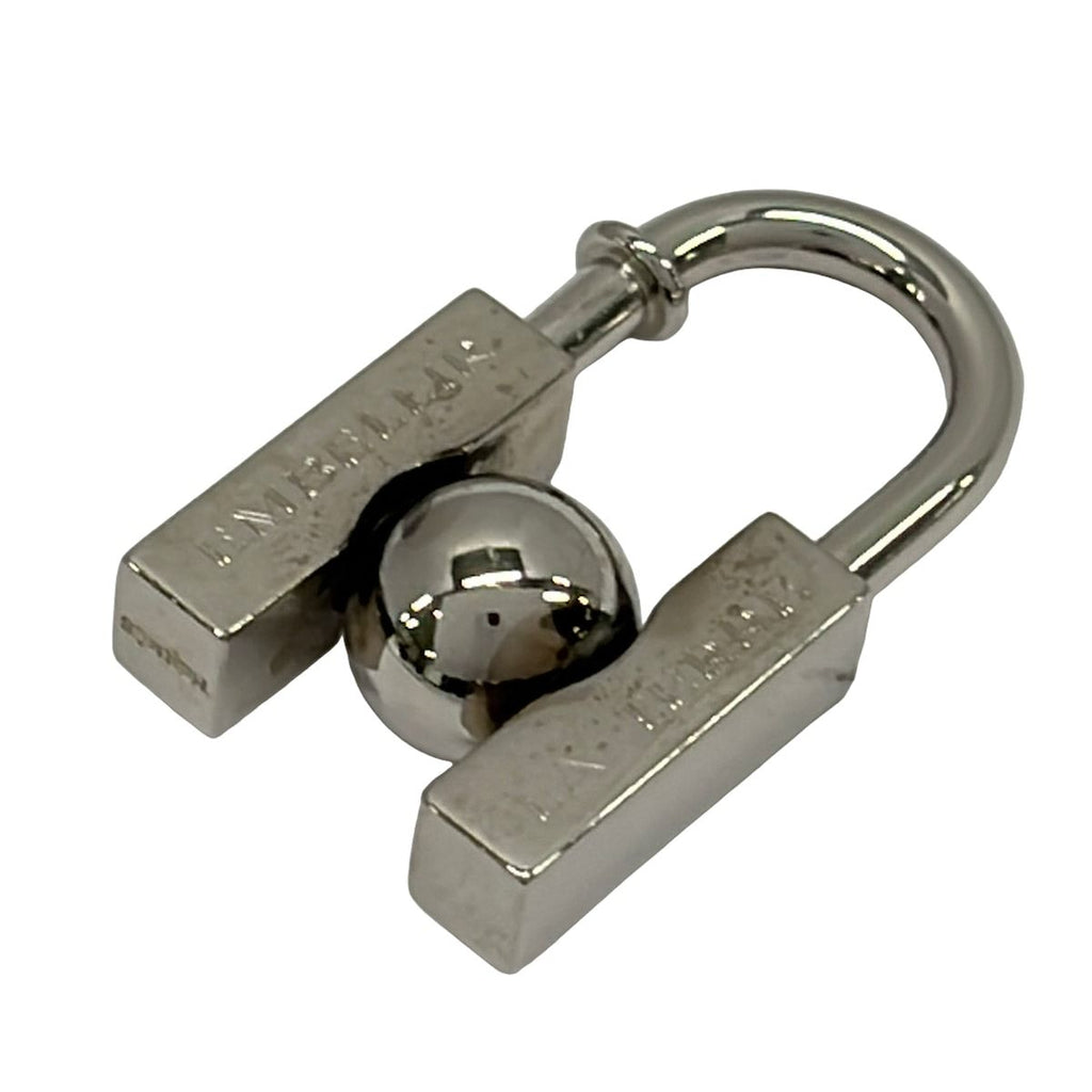 Hermes Key Holder Embellir la Terre Silver Keychain — view 2