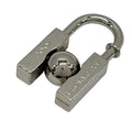 Hermes Key Holder Embellir la Terre Silver Keychain