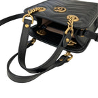 Gucci GG Marmont Quilted Leather Shoulder Bag Black — view 5