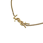 Saint Laurent Paris Cassandra Logo Bracelet Gold Plated Colored — view 3