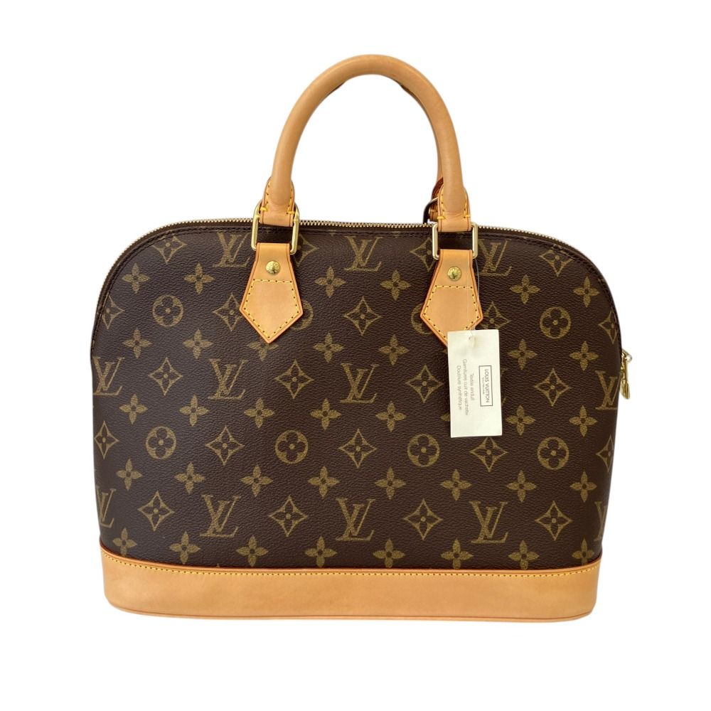 Louis Vuitton Alma PM Monogram Handbag Brown