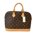 Louis Vuitton Alma PM Monogram Handbag Brown