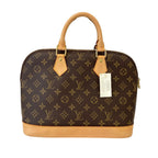 Louis Vuitton Alma PM Monogram Handbag Brown