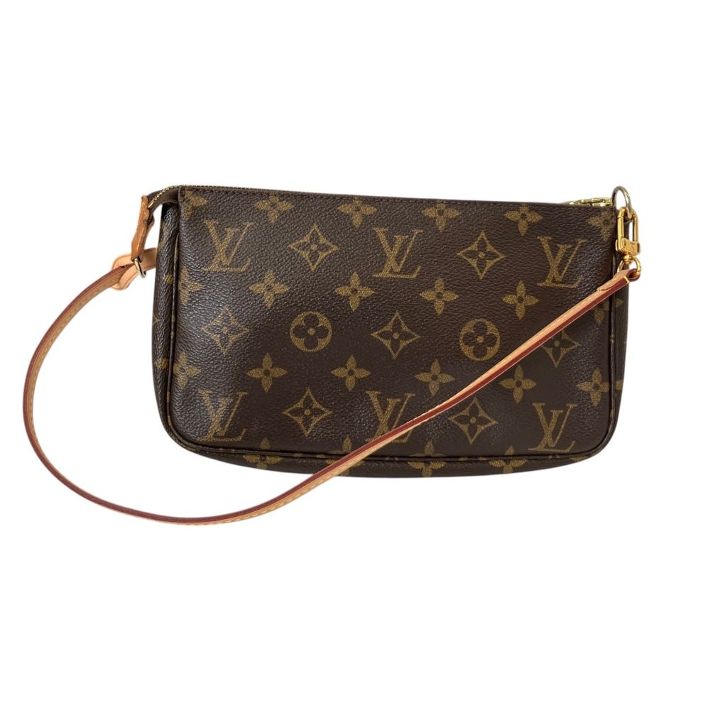 Louis Vuitton Monogram Accessoires Pochette Pouch Brown — view 2