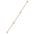 Dior 750 Twist Chain Logo Bracelet Yellow Gold — view 8
