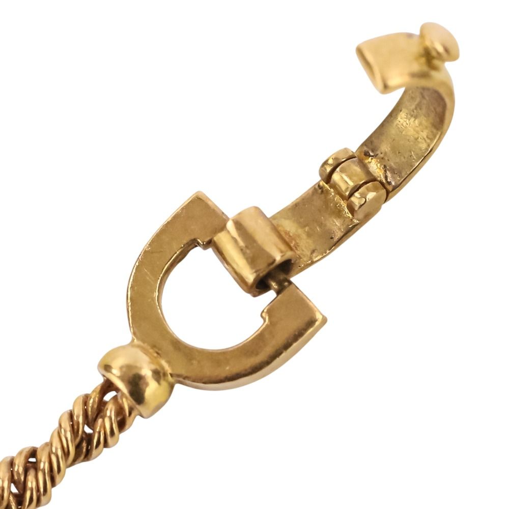 Dior 750 Twist Chain Logo Bracelet Yellow Gold — view 7