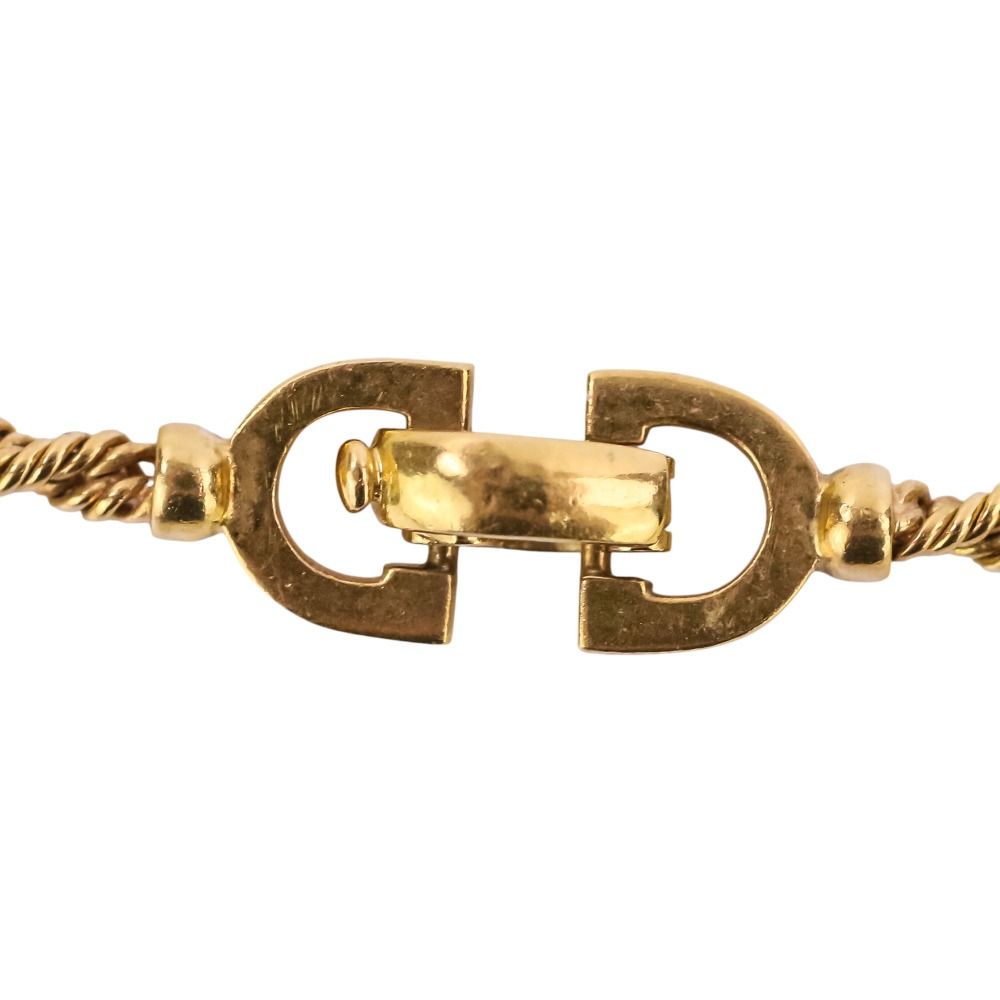 Dior 750 Twist Chain Logo Bracelet Yellow Gold — view 6