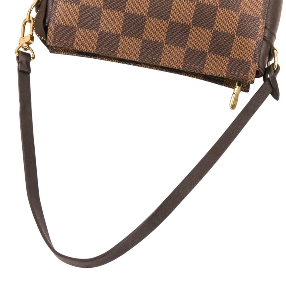 Louis Vuitton Trousse Makeup Damier Pochette Pouch Ebene Brown — view 7
