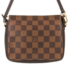 Louis Vuitton Trousse Makeup Damier Pochette Pouch Ebene Brown — view 2