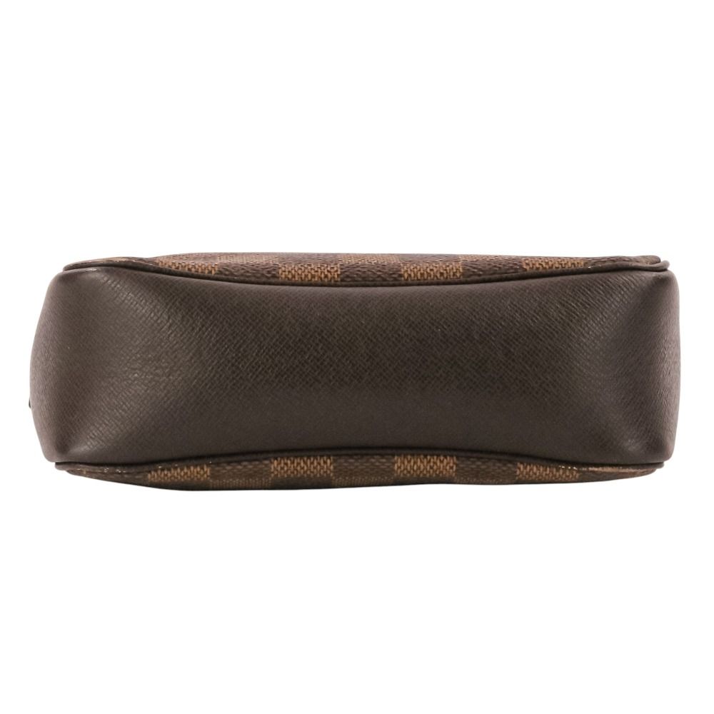 Louis Vuitton Trousse Makeup Damier Pochette Pouch Ebene Brown — view 6