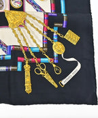 Hermes Bandana Scarf Black — view 4