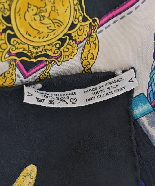 Hermes Bandana Scarf Black — view 5