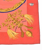 Hermes Bandana Scarf Pink — view 5