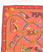 Hermes Bandana Scarf Pink — view 4