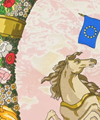 Hermes Bandana Scarf Pink — view 7