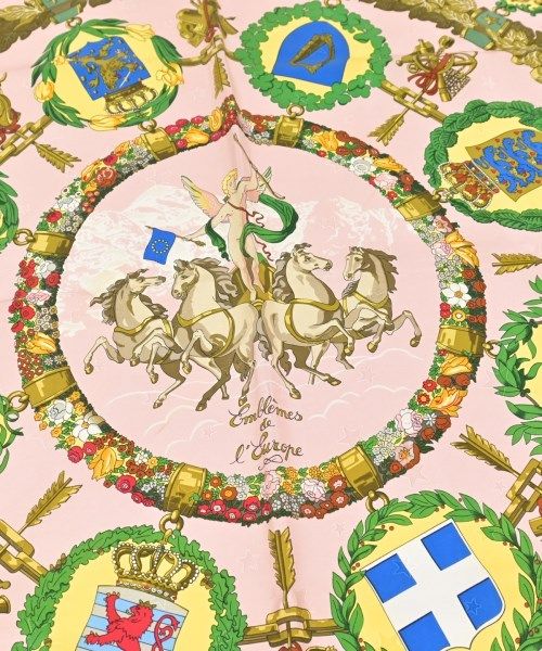 Hermes Bandana Scarf Pink — view 2