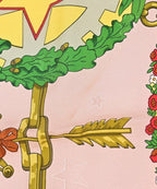 Hermes Bandana Scarf Pink — view 6