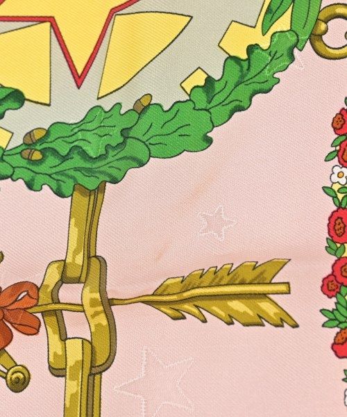Hermes Bandana Scarf Pink — view 6
