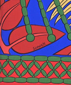 Hermes Bandana Scarf Blue — view 6