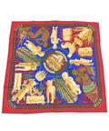 Hermes Bandana Scarf Blue
