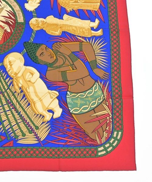 Hermes Bandana Scarf Blue — view 3