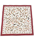Hermes Bandana Scarf White