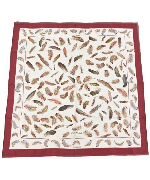 Hermes Bandana Scarf White