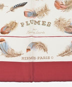Hermes Bandana Scarf White — view 5
